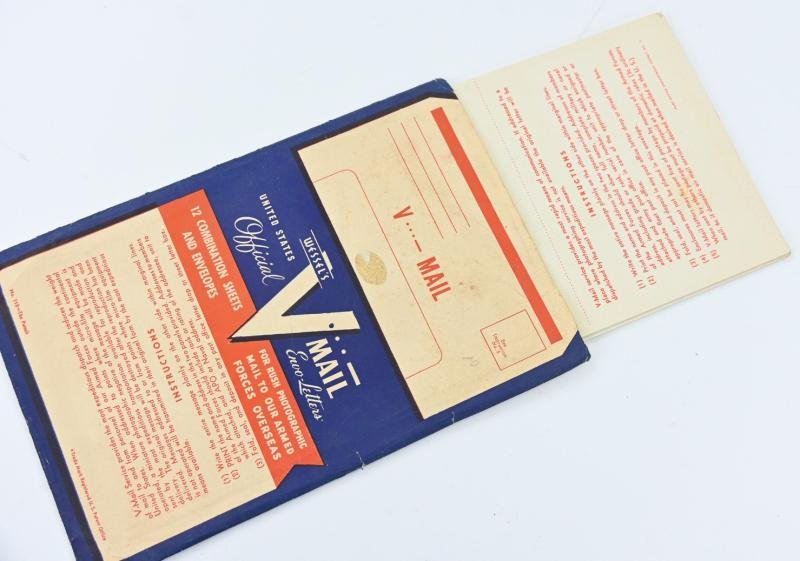 US WW2 V-Mail Envelop and Papers — image 2