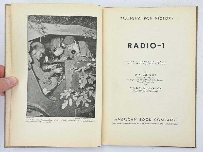 US WW2 Radio-1 Training for Victory Book — image 2