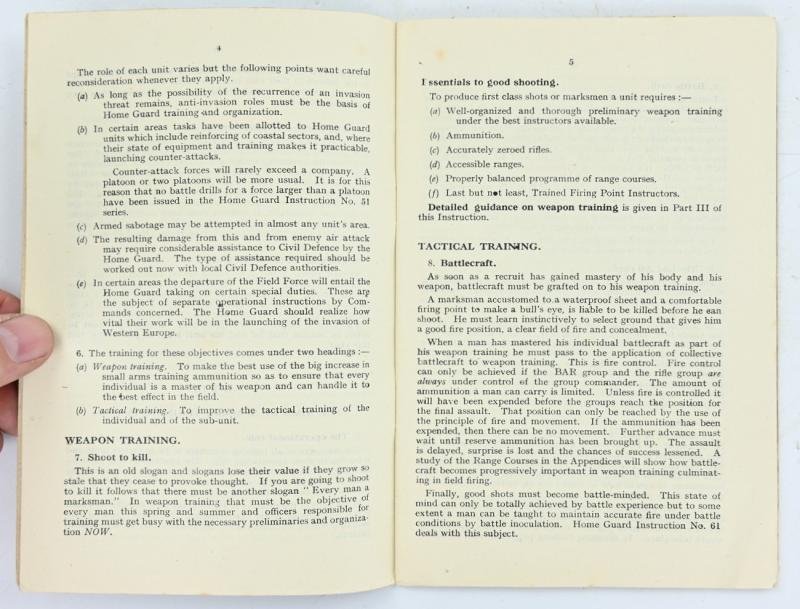British WW2 Training Manual 'Home Guard' — image 4