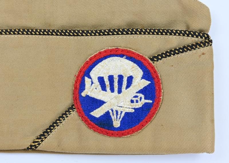 US WW2 Paratrooper Officer Summer Garrison Cap — image 2