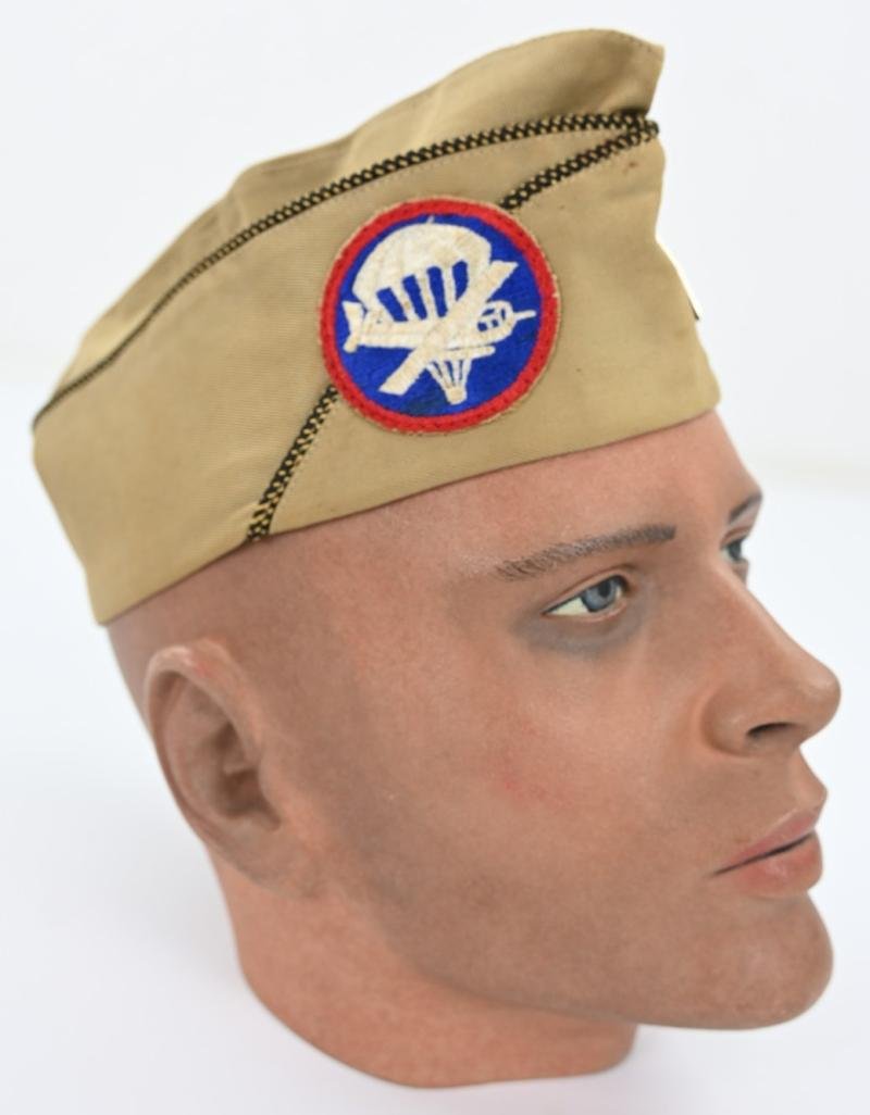 US WW2 Paratrooper Officer Summer Garrison Cap — image 8