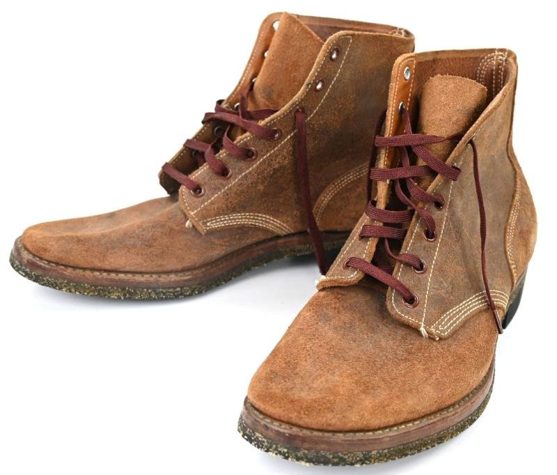 USN WW2 Service Boots 'Rough-Outs'