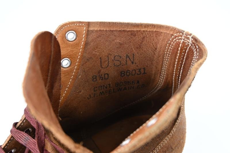 USN WW2 Service Boots 'Rough-Outs' — image 13