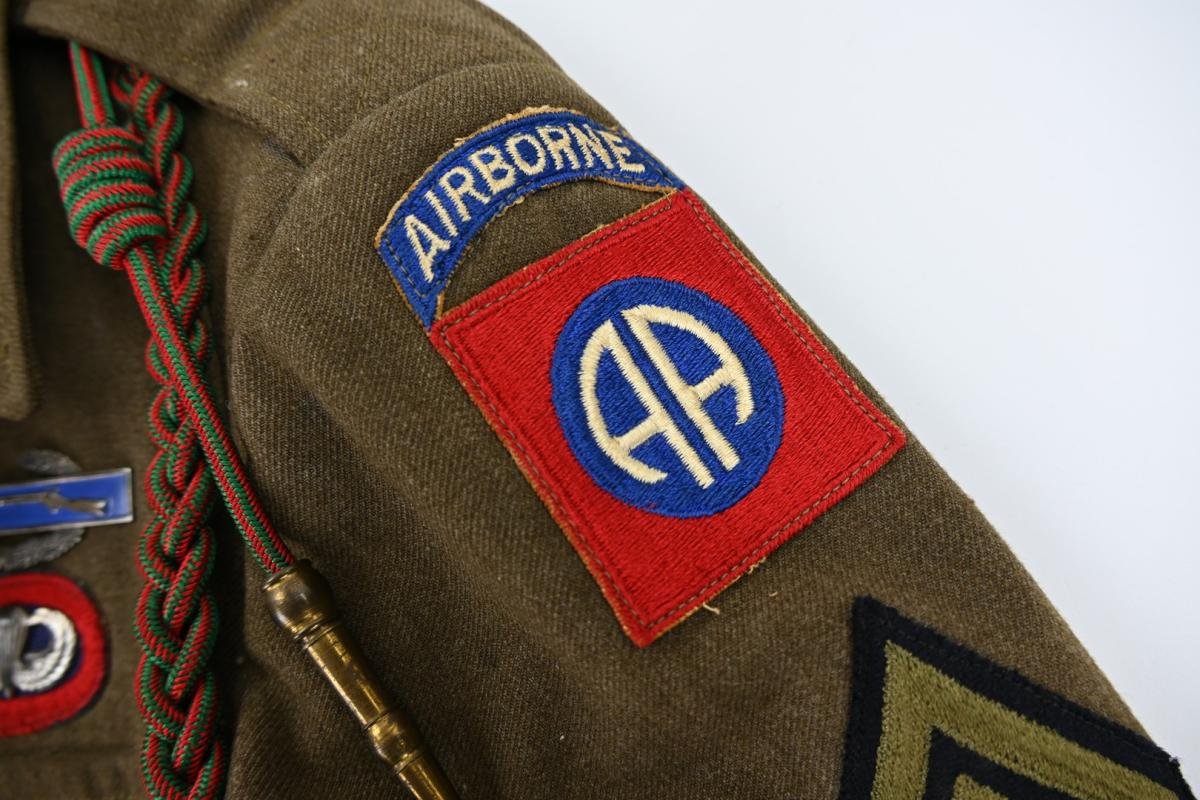 US WW2 82nd Airborne Division 505th PIR IKE Service Jacket — image 3