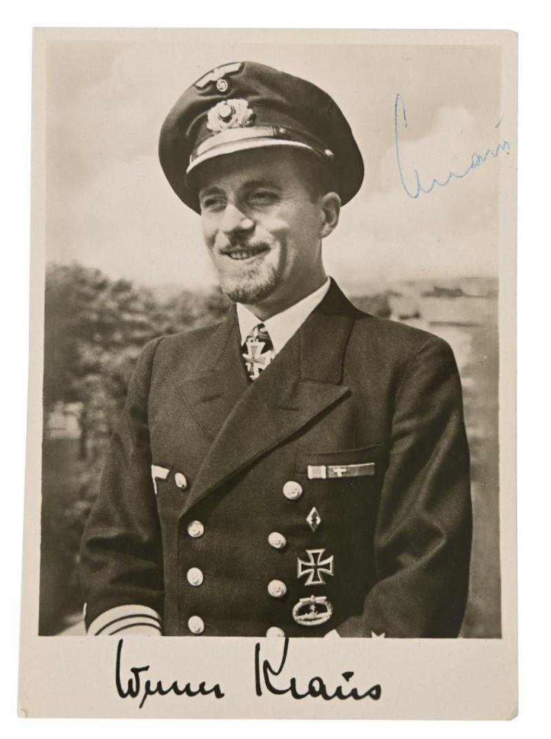 Signature of KM Knight's Cross Recipient 'Hans-Werner Kraus'