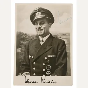 Signature of KM Knight's Cross Recipient 'Hans-Werner Kraus'