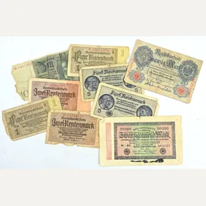 German Third Reich Period Banknotes