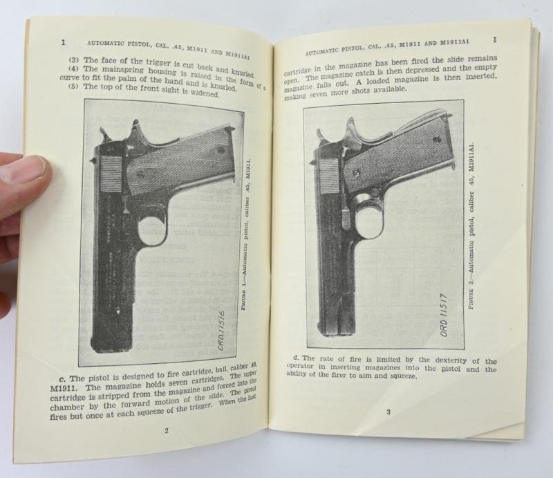 US WW2 Basic Field Manual M-1911 Automatic Pistol FM 23-35 — image 3