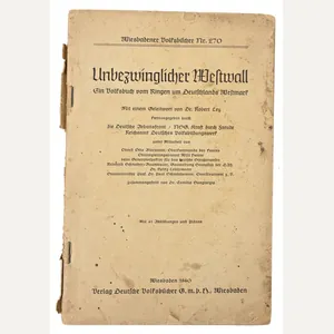 German Booklet DAF 'Unbezinglicher Westwall'