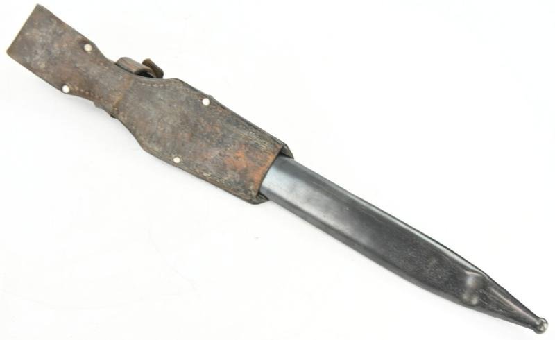 German WH K98 Mauser Bayonet with Frog — image 3