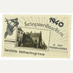 German Christmas Card 1940 Holland