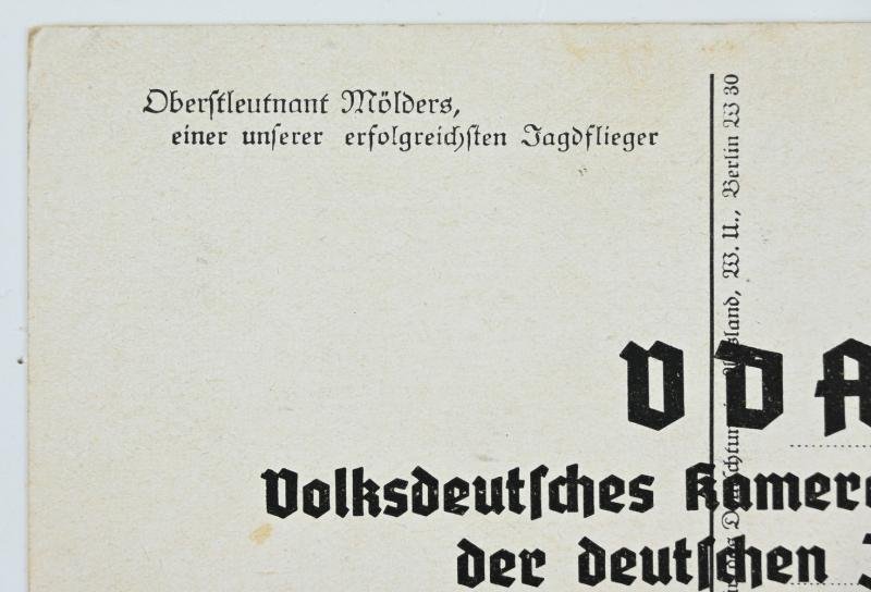 German Postcard of Werner Mölders — image 3