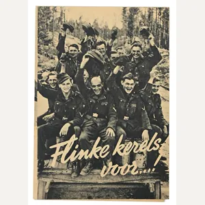 German Dutch Waffen-SS Recruitment Flyer