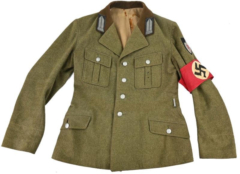 German RAD Feldmeister Tunic District 10/7 — image 2