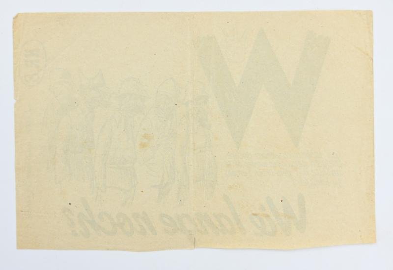Allied WW2 Droppingsflyer 'Wie Lange Noch?' Part 8 — image 2