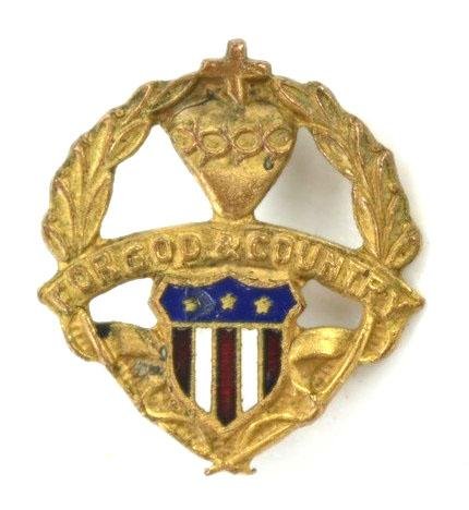 US WW2 Patriotic Lapel Pin