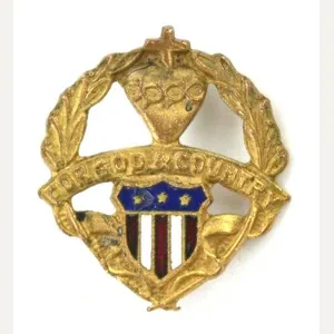 US WW2 Patriotic Lapel Pin