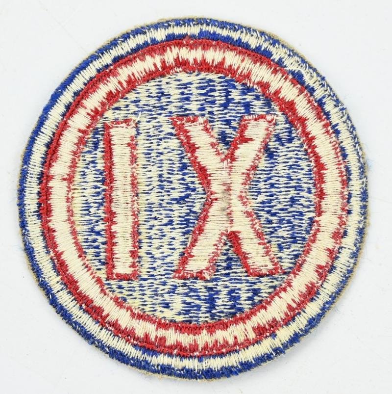 US WW2 9th Army Corps SSI — image 3