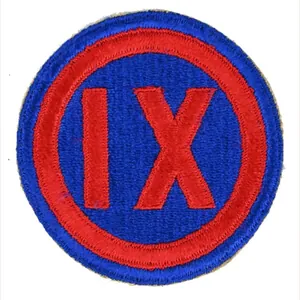 US WW2 9th Army Corps SSI