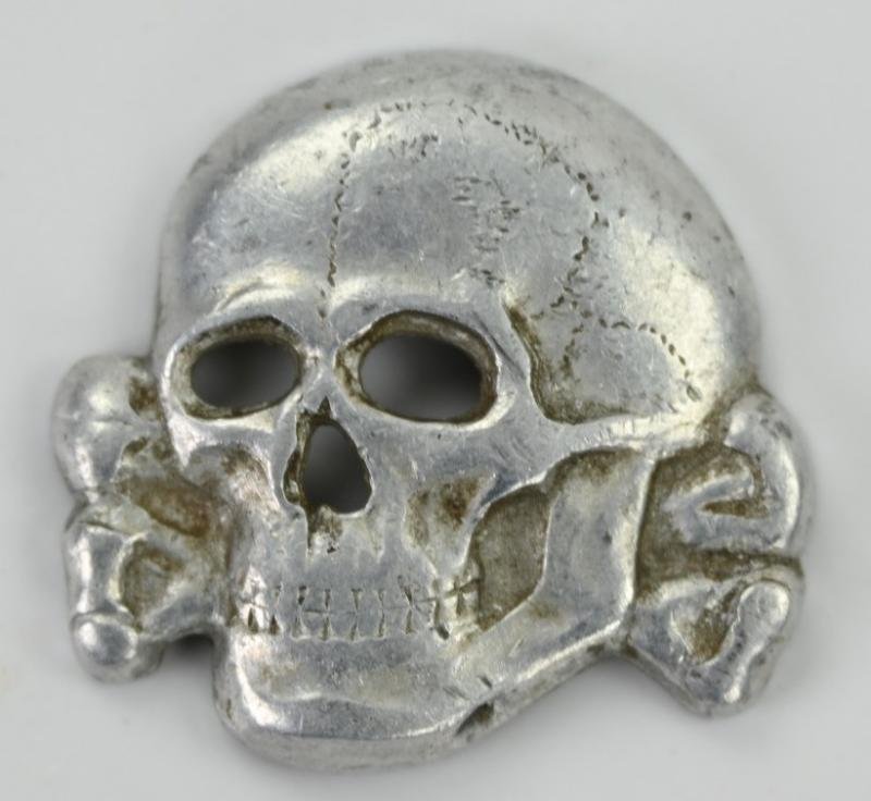 German Waffen-SS Visor Cap Skull RZM 499/41 — image 7