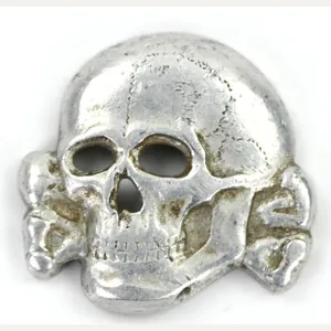 German Waffen-SS Visor Cap Skull RZM 499/41