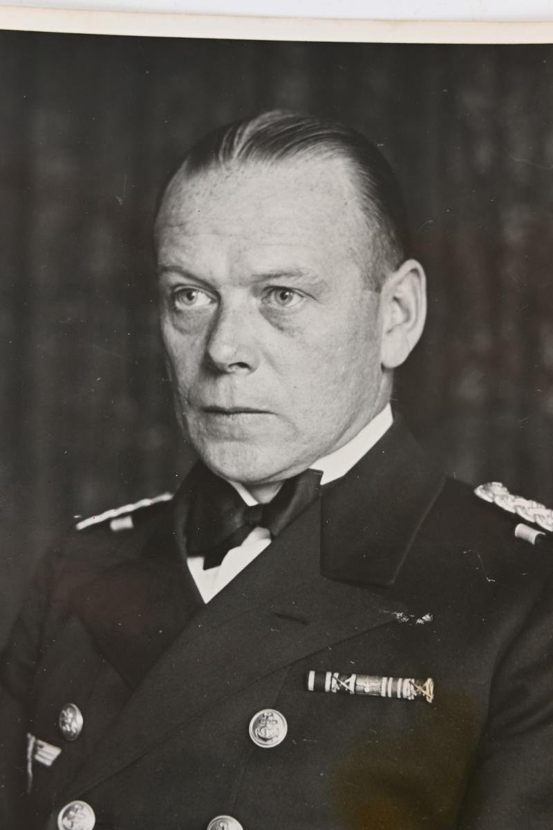 German KM Portrait Picture/ Press Photo Korvettenkapitän Kurt Besthorn — image 2