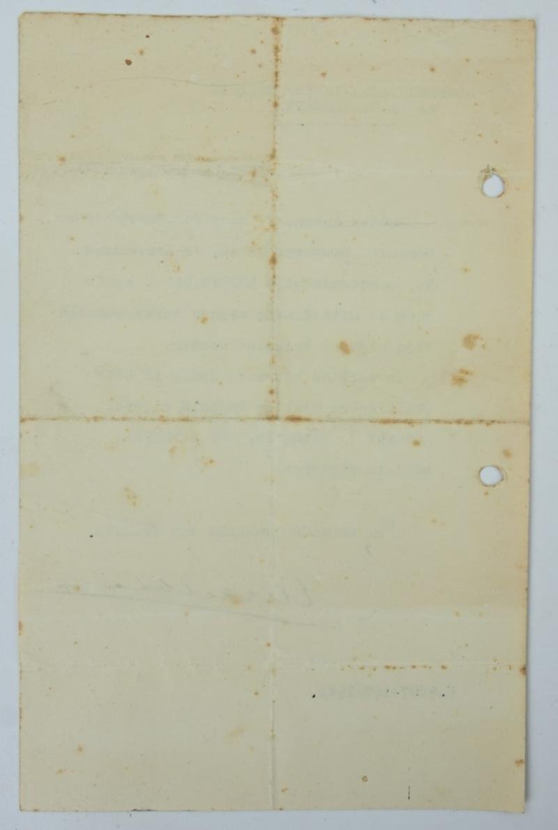 Dutch WW2 Permition Paper for Bike use — image 4