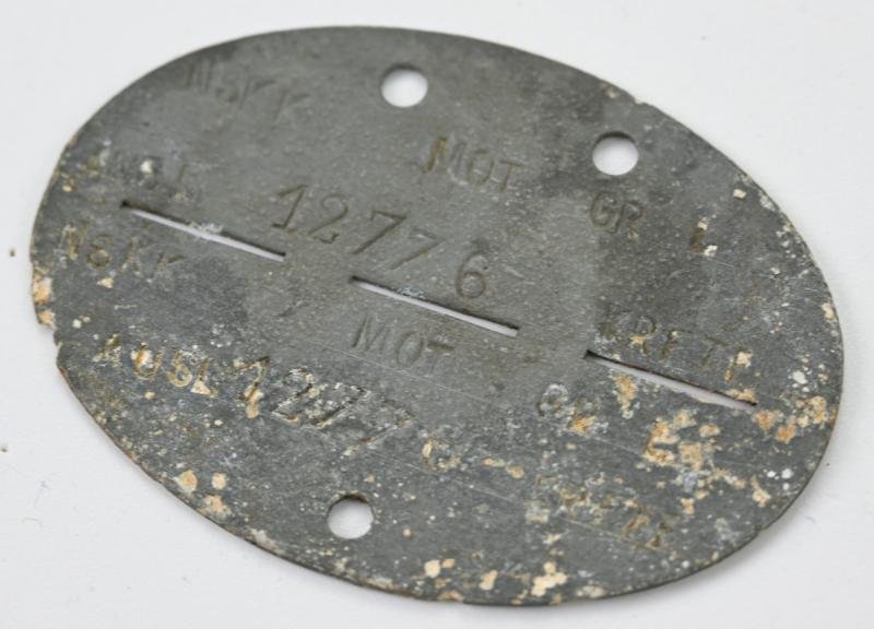German NSKK Dog-Tag 'Dutch Member' — image 2