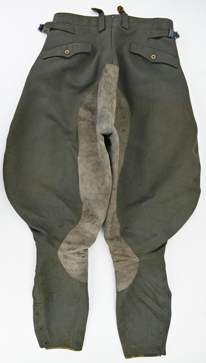 German WH Officer Cavalry Gabardine Breeches — image 2