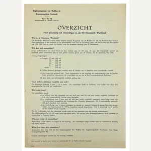 Dutch Waffen-SS Recruitment Form ''Westland'