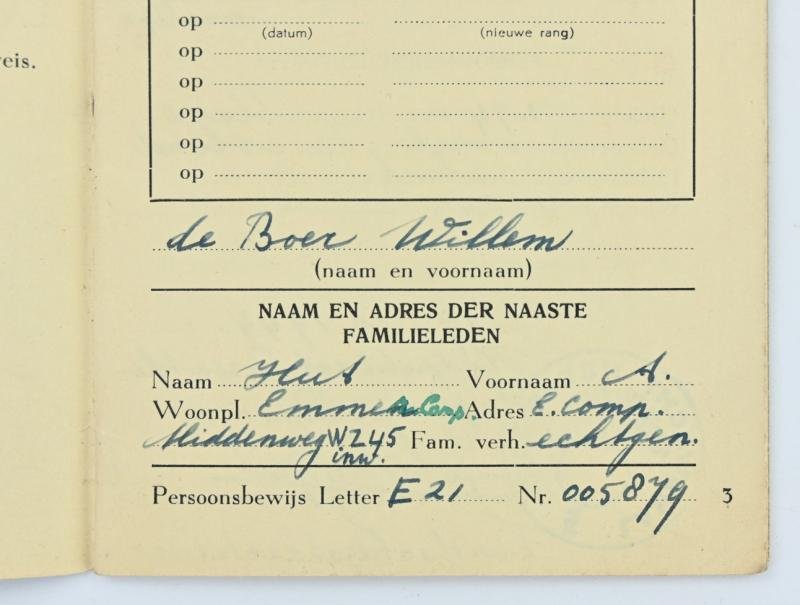 Dutch Soldbuch 'Landwacht Nederland' & NSB ID Card — image 4
