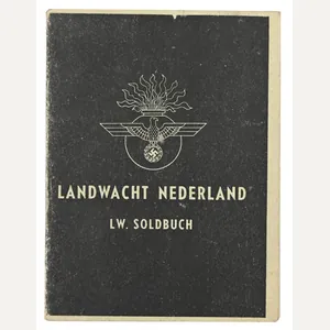 Dutch Soldbuch 'Landwacht Nederland' & NSB ID Card