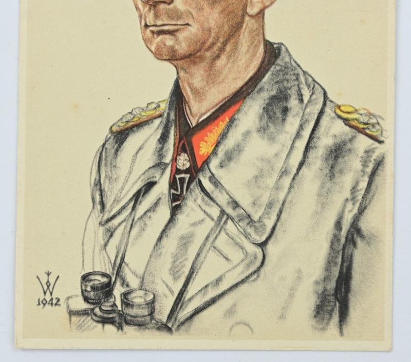 German WH Willrich Postcard 'Generaloberst Dietl' — image 3