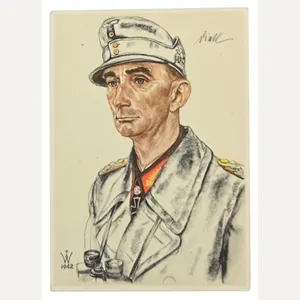 German WH Willrich Postcard 'Generaloberst Dietl'