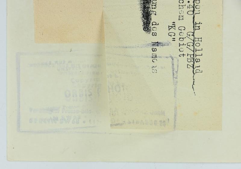 German WH Press Photo 'May 1940 Dutch Border' — image 6