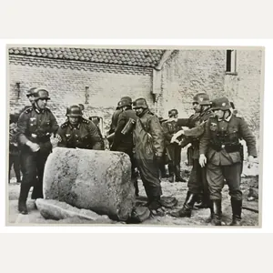 German WH Press Photo 'May 1940 Dutch Border'