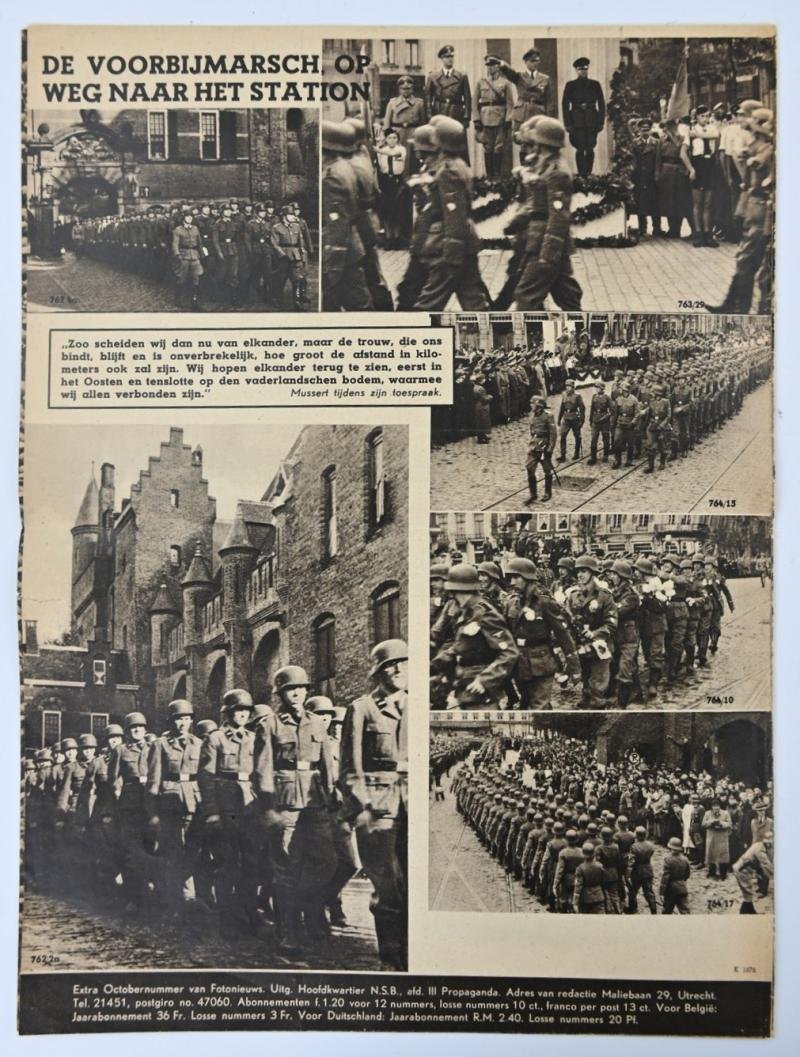 Dutch NSB 'Fotonieuws' Magazine Dutch SS Deployment — image 9