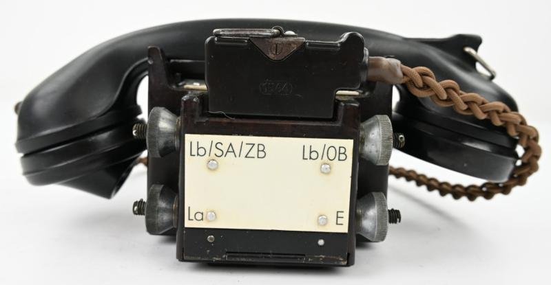 German WH Military Bakelite Desk Rotary Telephone 1942 — image 6