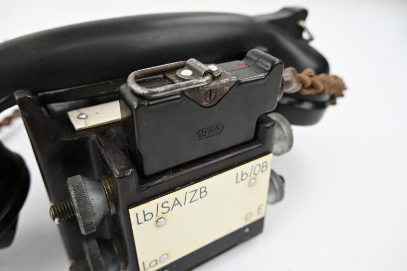 German WH Military Bakelite Desk Rotary Telephone 1942 — image 7