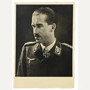 German Portrait Picture 'Generalmajor Galland'
