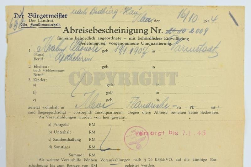 German WH Fallschirmjager Document Grouping 'Bernard Krahn' Inf.Rgt. 16 Holland — image 14