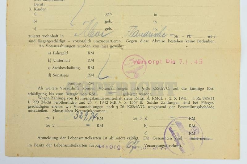 German WH Fallschirmjager Document Grouping 'Bernard Krahn' Inf.Rgt. 16 Holland — image 15