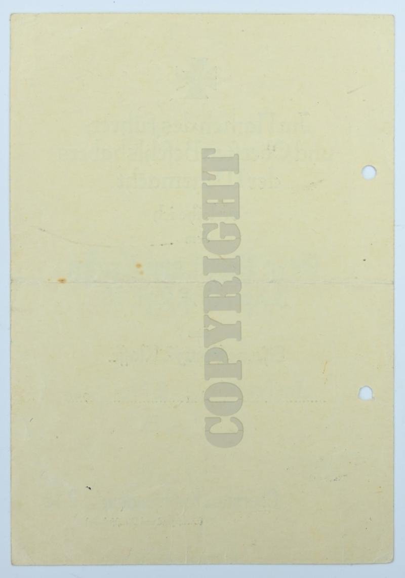 German WH Fallschirmjager Document Grouping 'Bernard Krahn' Inf.Rgt. 16 Holland — image 7