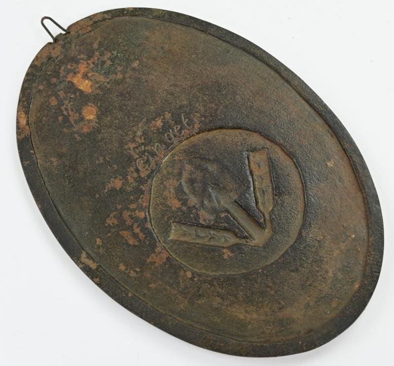 German RAD Wall Plaque Abt. 5/201 Karthaus — image 6