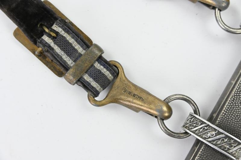 German LW Dagger and Hanger Gold plated — image 10