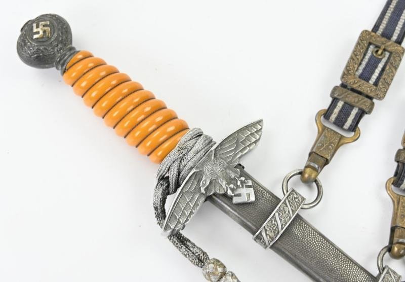 German LW Dagger and Hanger Gold plated — image 12