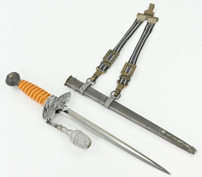 German LW Dagger and Hanger Gold plated — image 14