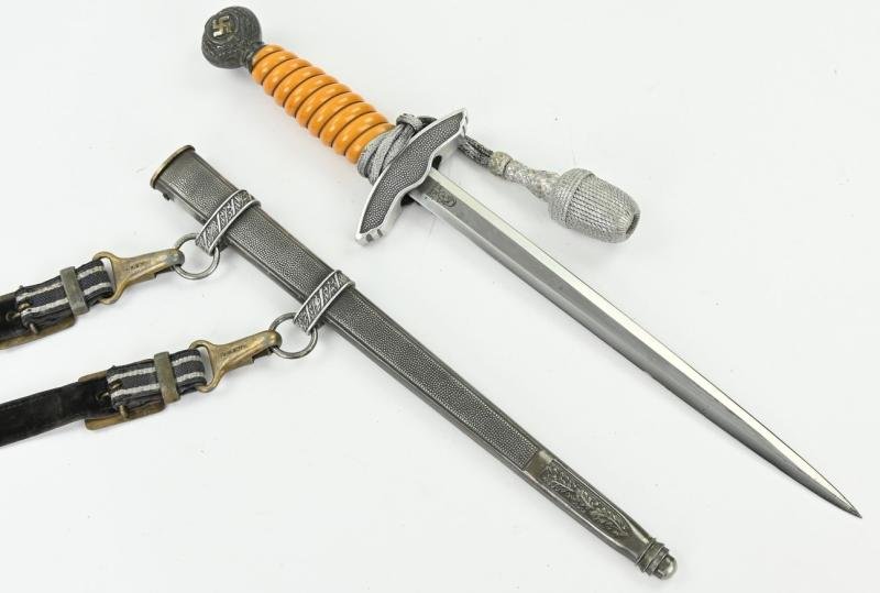 German LW Dagger and Hanger Gold plated — image 16