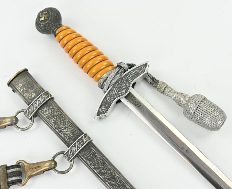 German LW Dagger and Hanger Gold plated — image 17