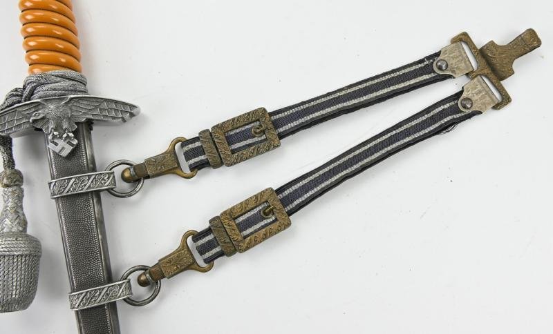 German LW Dagger and Hanger Gold plated — image 2